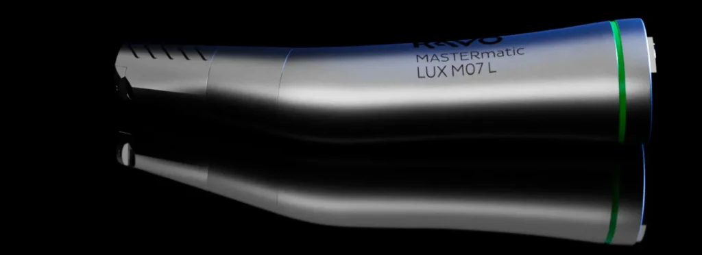 KaVo MASTERmatic LUX M07L – nízkovýkonný contra-uholník s redukciou 2.7:1.